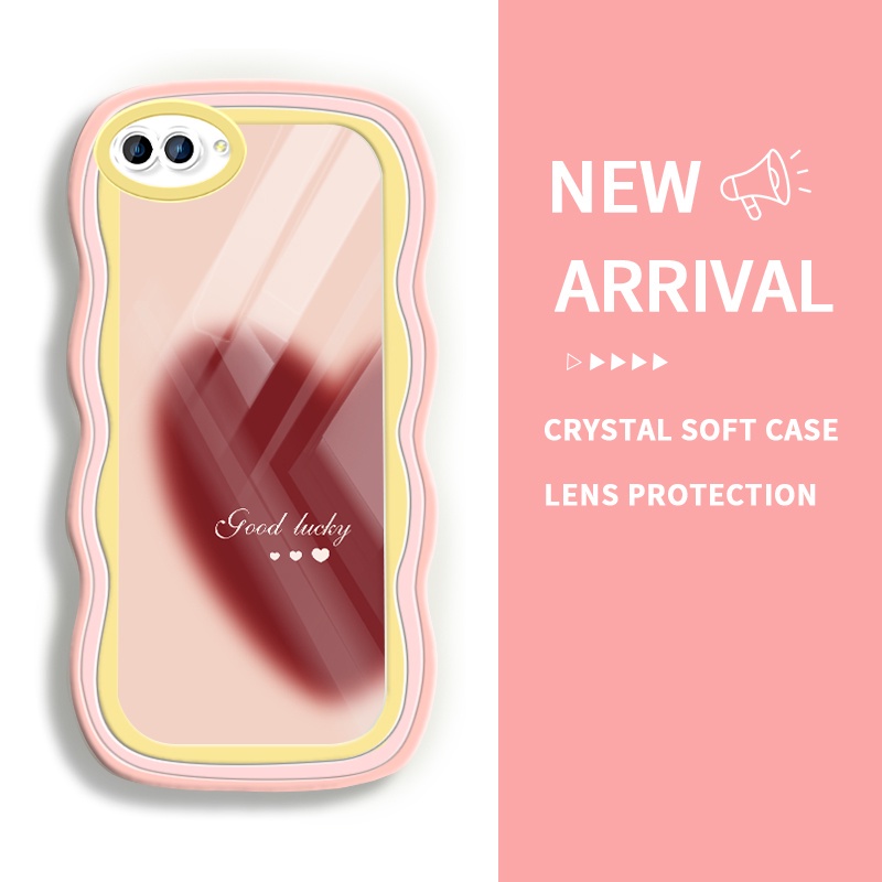 JBIMA Transparan Silicon Case Lucky Love SoftCase For Oppo A5 2018 AX5 A9 2020 A5 A11 A11X A15 A15s 