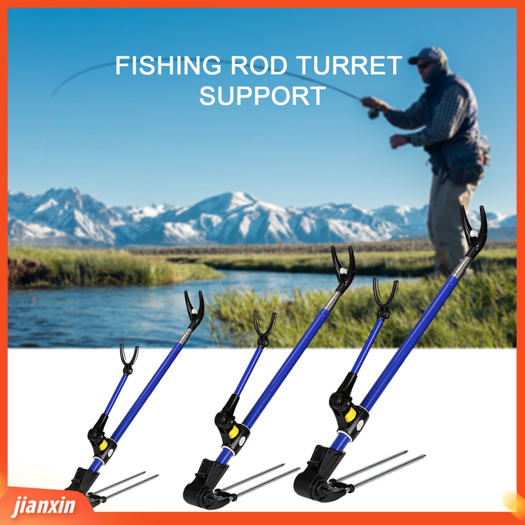 (In Stock) Bracket Joran Pancing Teleskopik Menebal Stainless Steel Adjustable Stabil Rak Pancing Untuk Memancing