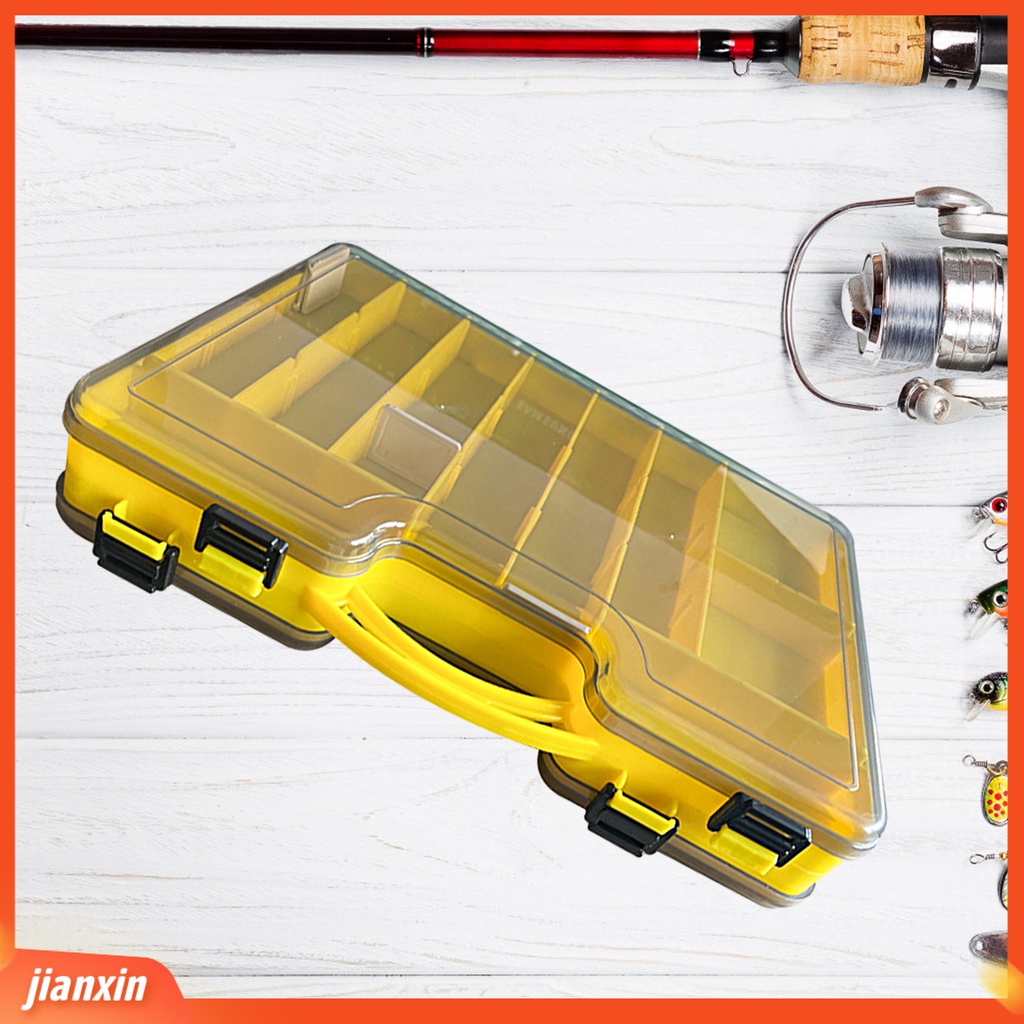(In Stock) Kotak Penyimpanan Memancing Buka Dua Sisi Anti Gores Kuat Dan Kokoh Portabel Kapasitas Besar Toko Umpan Tahan Aus Alat Aksesoris Ikan Untuk Memancing Di Luar Ruangan