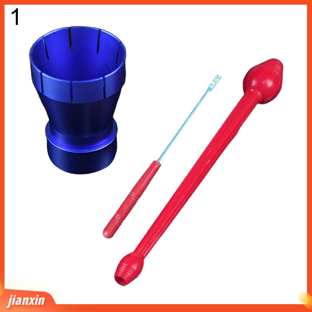 (In Stock) Pembuat Umpan Terintegrasi Multi Alur Bahan Aluminium Alloy Tahan Sobek Lures Shaper Untuk Memancing