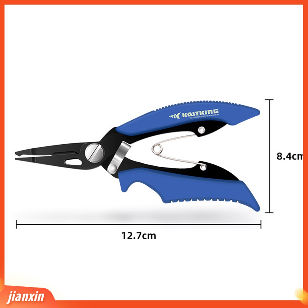 (In Stock) Tang Kait Ergonomics Anti-slip Pegangan Nyaman Kekuatan Tinggi Multifungsi Stainless Steel Air Asin Gear Memancing Tang Memancing Luar Ruangan