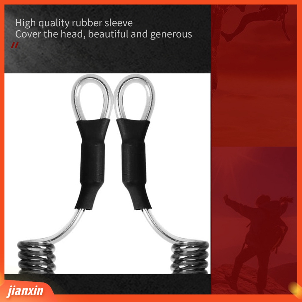 (In Stock) Tarik Kawat Dikunci Elastisitas Yang Baik Fleksibel Metal Carabiner Reusable Anti-lost Portable Serbaguna Memancing Missed Rope Fishing Gear