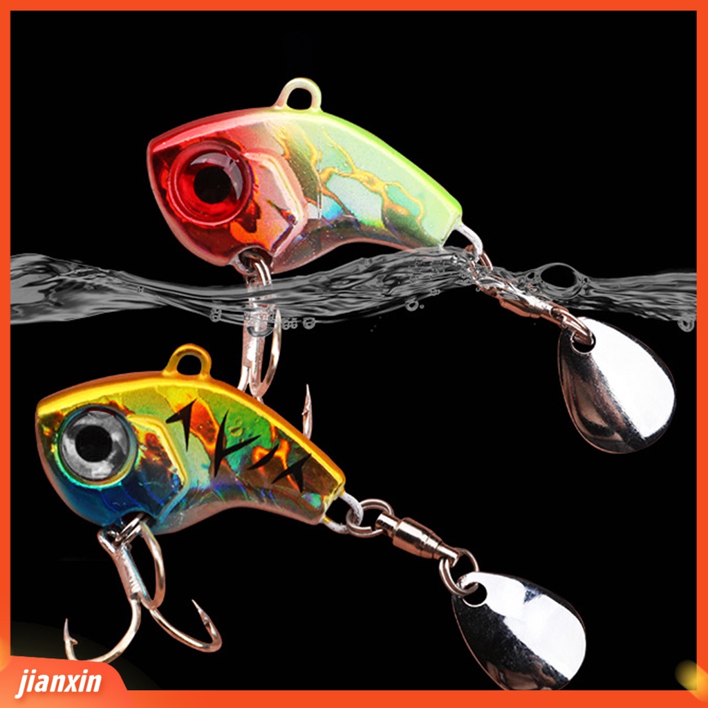 (In Stock) Umpan Treble Hook 3D Simulasi Fisheye Reflektif Angling Senyawa Logam Sequin Umpan Memancing Luar Ruangan