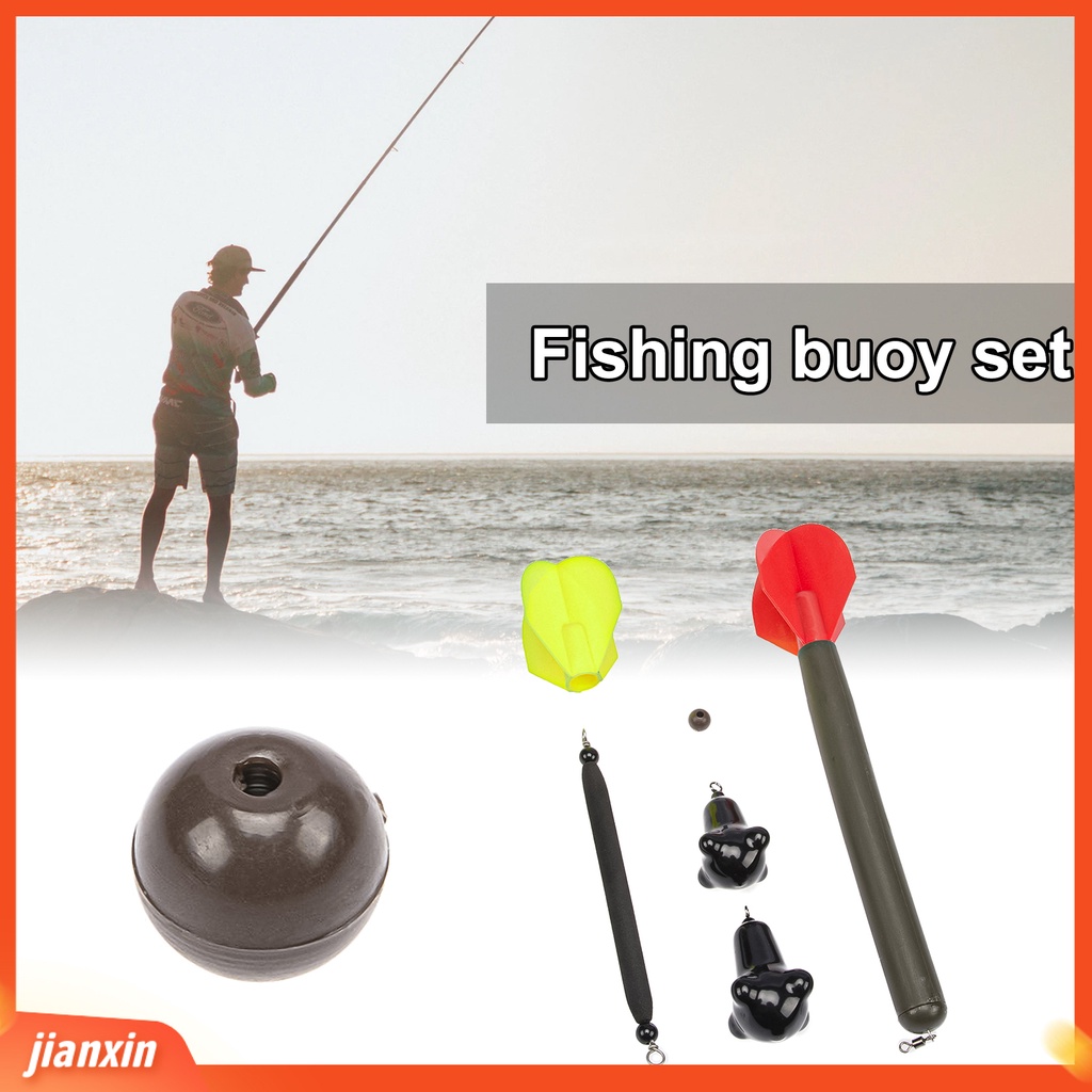 (In Stock) Pelampung Pancing Snap-on Multifungsi Merah Kuning Cor Stop Aneka Carp Bobbers Terminal Aksesoris