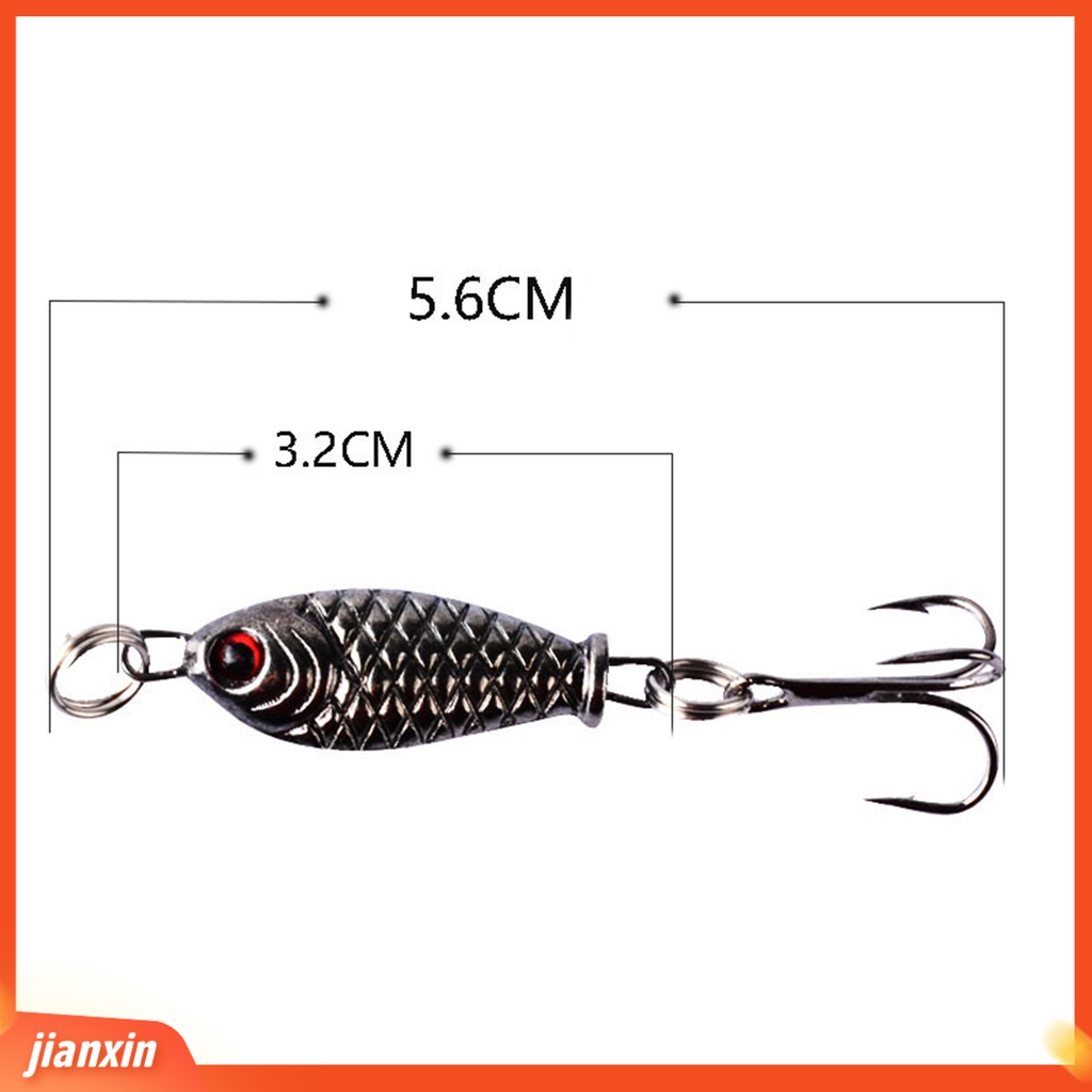 (In Stock) 3.2cm /5g Tembakan Panjang Memancing Umpan Keras Bionic Buatan Untuk Angling