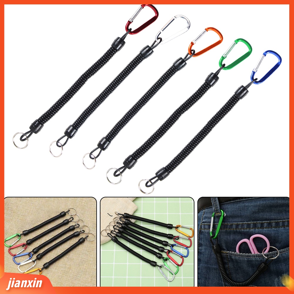 (In Stock) 2Pcs Ditarik Lalat Memancing Lanyard Gesper Tali Cord Ikan Tackle Aksesori