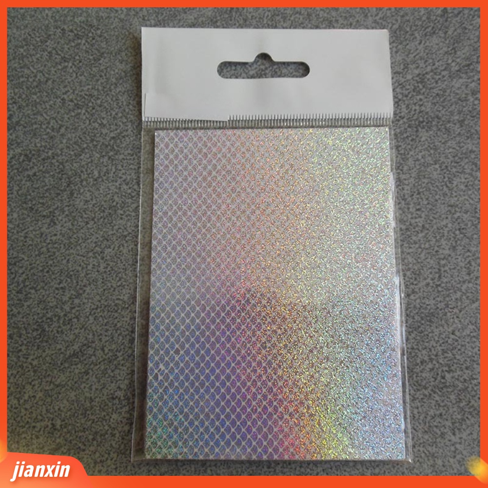 (In Stock) 2Pcs Film Perekat Hologram Flash Fishing Lure Sticker Tape Ikan Aksesoris