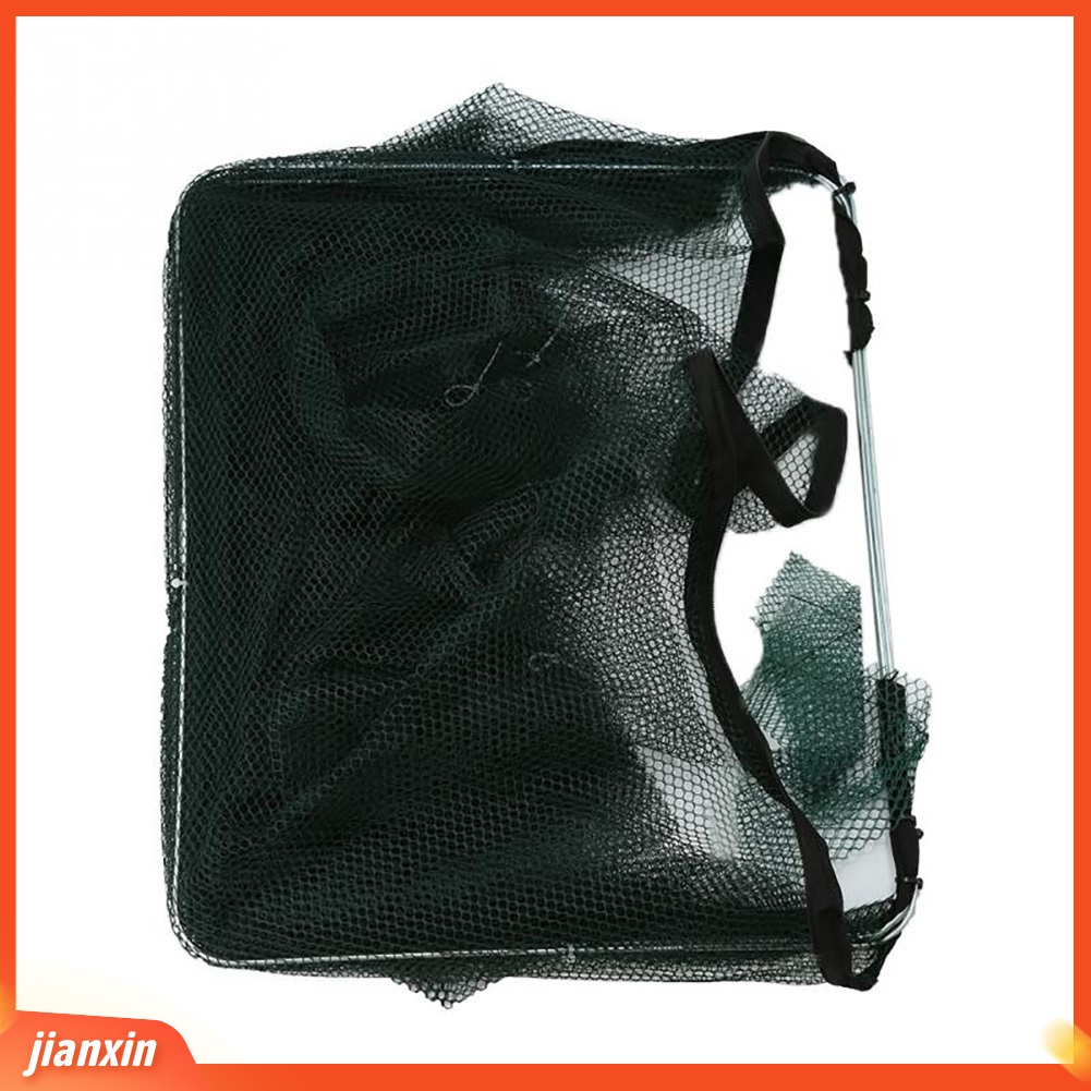 (In Stock) 6lubang Lipat Jaring Ikan Otomatis Kandang Udang Nylon Mesh Crab Fish Trap