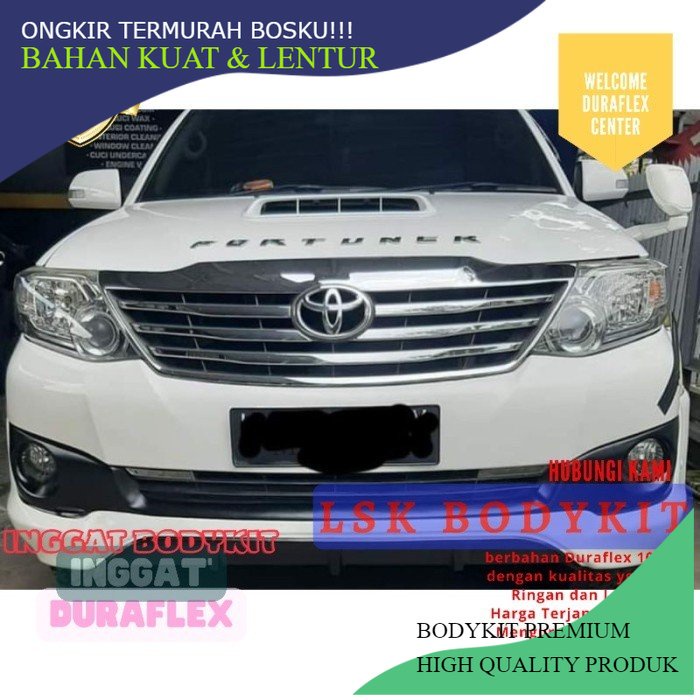 GAS AKSESORIS MOBIL BODYKIT toyota fortuner 2011 2012 2013 2014 TRD Kualitas Grade A kuat-tebal-lent