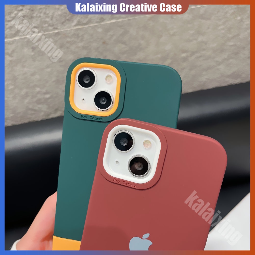 Soft Case 3 in 1 Warna Macaron Untuk iPhone 14 Pro Max 14Pro 14Max 13 12 11 Pro 11ProMax