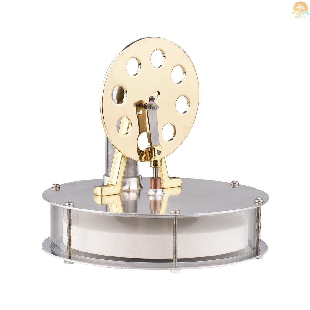 In Stock Mesin Stirling Suhu Rendah Rakitan Generator Listrik Eksperimen Panas Model Generator Fisik Dengan Desain Roda Gila Percobaan Sains Mainan Edukasi DIY Untuk Teac