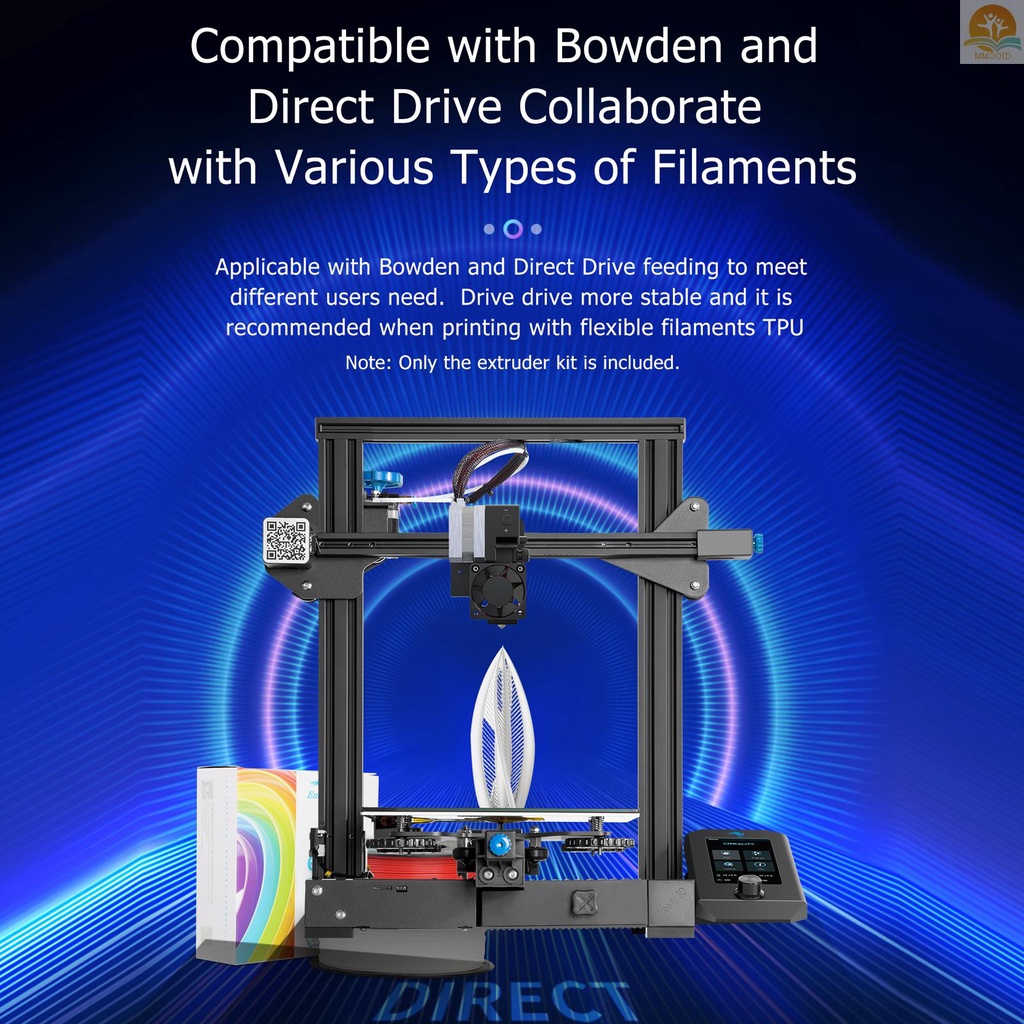 In Stock Creality E·Fit Extruder Kit 3D Printer Aksesori Mendukung Bowden Dan Langsung Mendriv Dengan Filamen Fleksibel TPU Untuk Creality Ender-3/Ender-3 V2/ Ender-3 Pro /Ender-3 S/CR-10