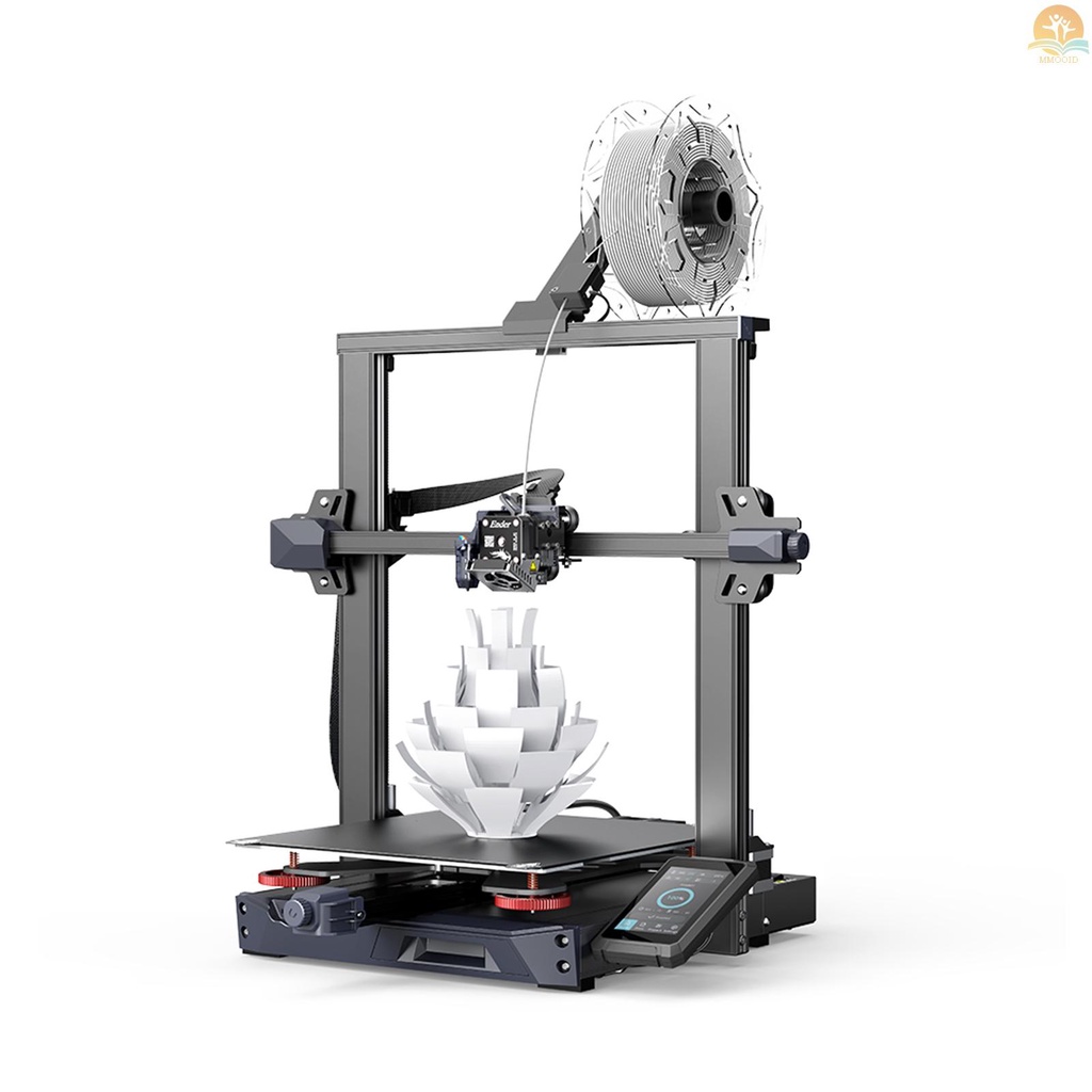 In Stock Creality 3D Ender-3 S1 Plus Desktop 3D Printer FDM 3D Printing Dengan Sprite All Metal Extruder 300x300x300 /11.8x11.8x11.8in Build Size PC Spring Steel Printing Platform