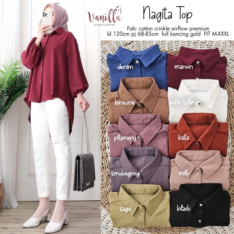 NAGITA TOP ori VANILLA