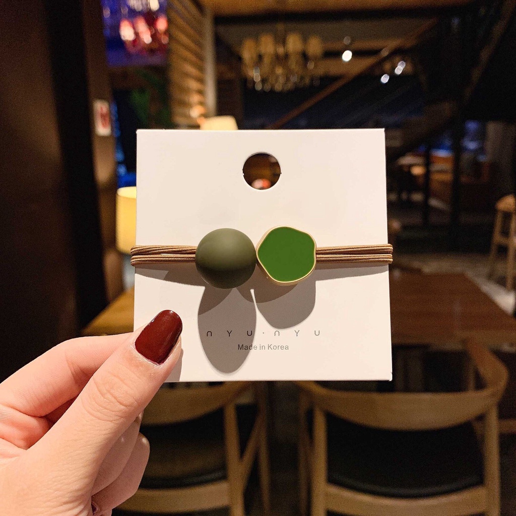 Ikat rambut tali gelang keramik warna-warni korea steel barang import dengan harga grosir bahan berkualitas import harga grosir bisa cod