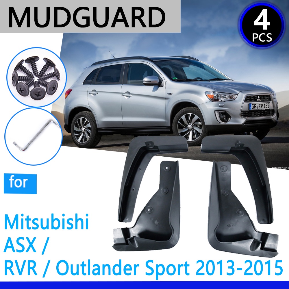 Mudguards Cocok Untuk Mitsubishi ASX 2013 2014 2015outlander Sport RVR Aksesoris Mobil Mudflap Fender Suku Cadang Pengganti Otomatis