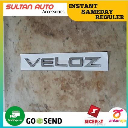 Engine Hood Emblem Veloz/ Logo Veloz/Logo Kap Mesin Toyota Veloz