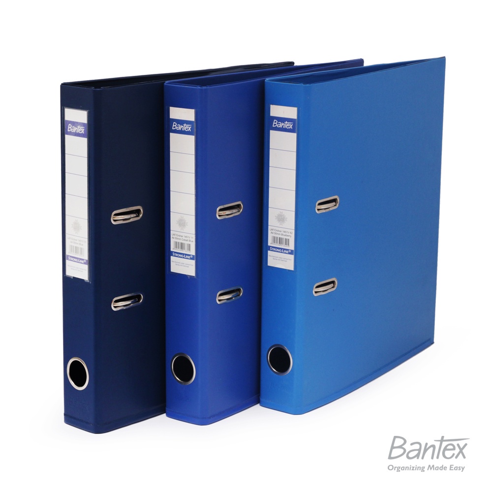 

[Artomas] Bantex Ordner A4 5cm Blue - Cobalt Blue - Blueberry 1451V PVC Lever Arch File