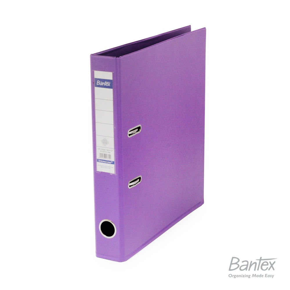 

[Artomas] Bantex Ordner A4 5cm Lilac 1451V21 PVC Lever Arch File