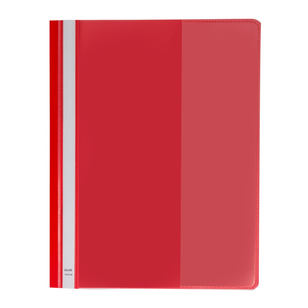 

[Artomas] Bantex Quatation Folder With Pocket & Label on Spin A4 Red 3240 09