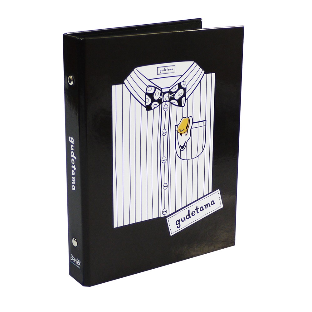 

[Artomas] Bantex Multiring Binder 20 Ring 25mm A5 Gudetama Black #1329 36