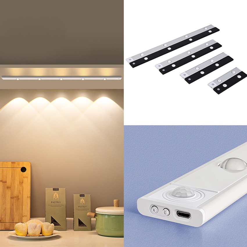 Lampu Strip Tempel Led Lampu Sensor Gerak Otomatis Led Magnetic Motion Sensor Lampu Lampu Strip