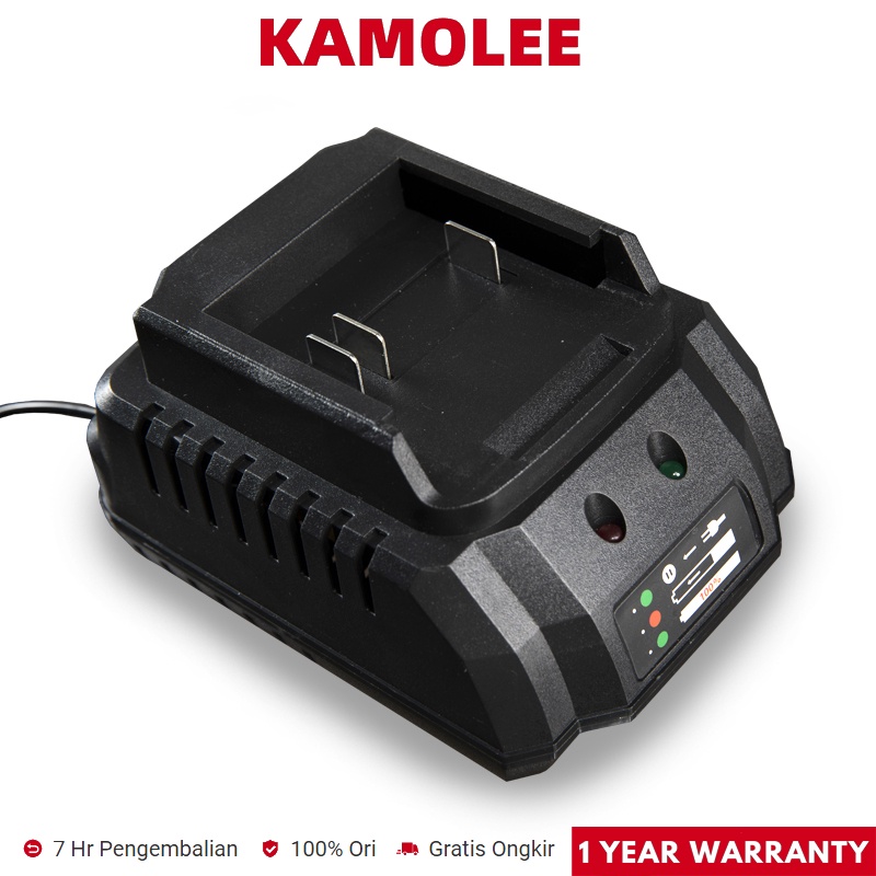 Kamolee 18V/21V Universal Charger Lithium Battery Compatible Makita Battery