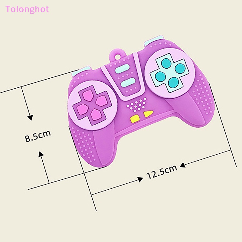 Tolonghot&gt; 1PC Mainan Bayi Silikon remote control silicone game controller teether Bayi teether Bayi Tumbuh Gigi Sumur