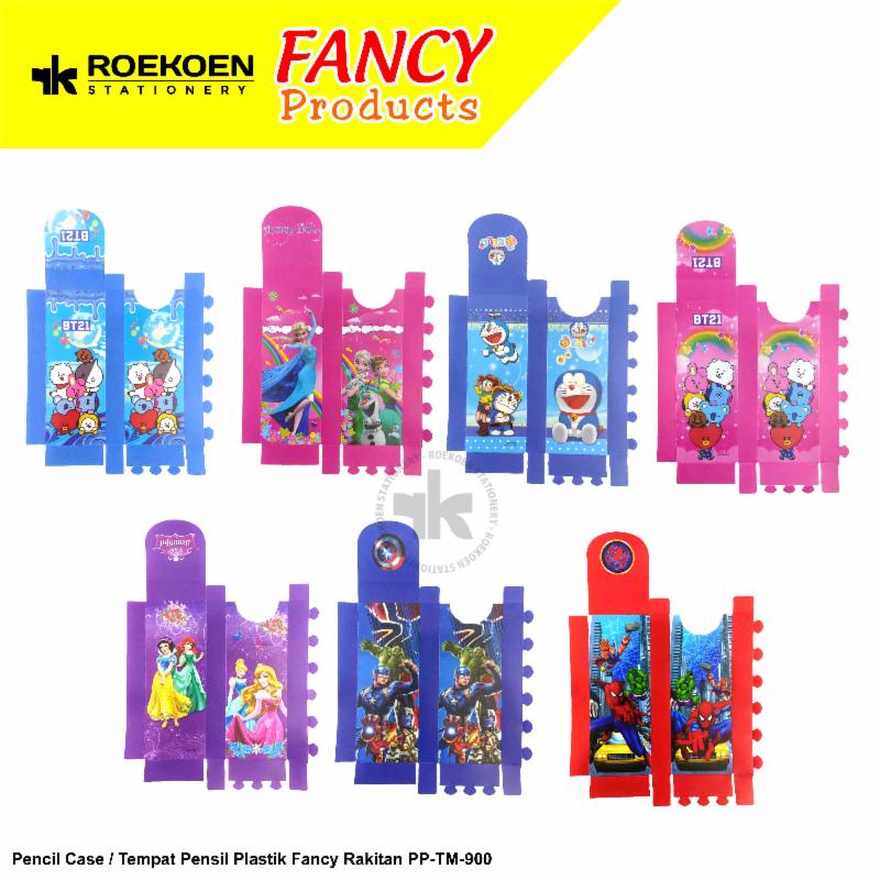 

Pencil Case Plastik PP Kecil Fancy Rakitan PP-TM-900