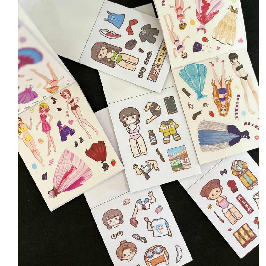 

Stiker Ganti Baju Buku Sticker Dress Up DIY