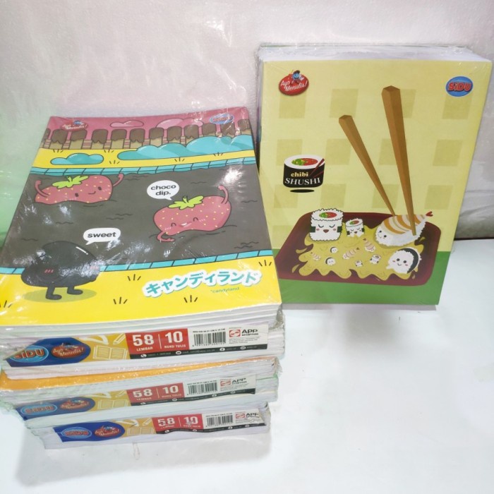 

✨BISA COD✨ -BUKU TULIS SIDU 58 LEMBAR ISI 10 BUKU - sidu 58