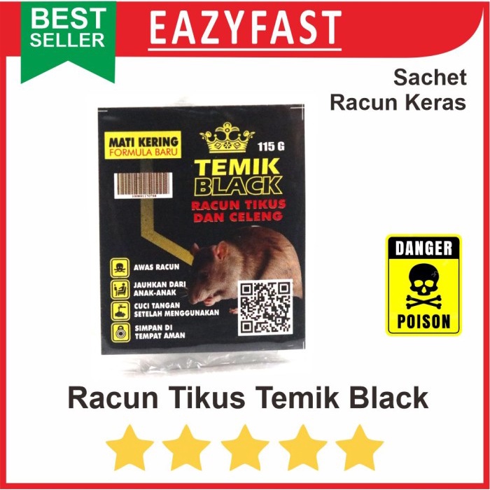 Racun Keras Tikus Temik Black Temix Themix Themik Obat Ampuh Bagus