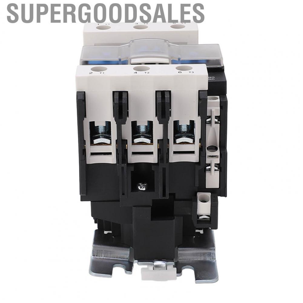 Supergoodsales Electric Contactor AC Sensitive Stable Performance Control Load 220V for Power Distribution Iatrical Equipment