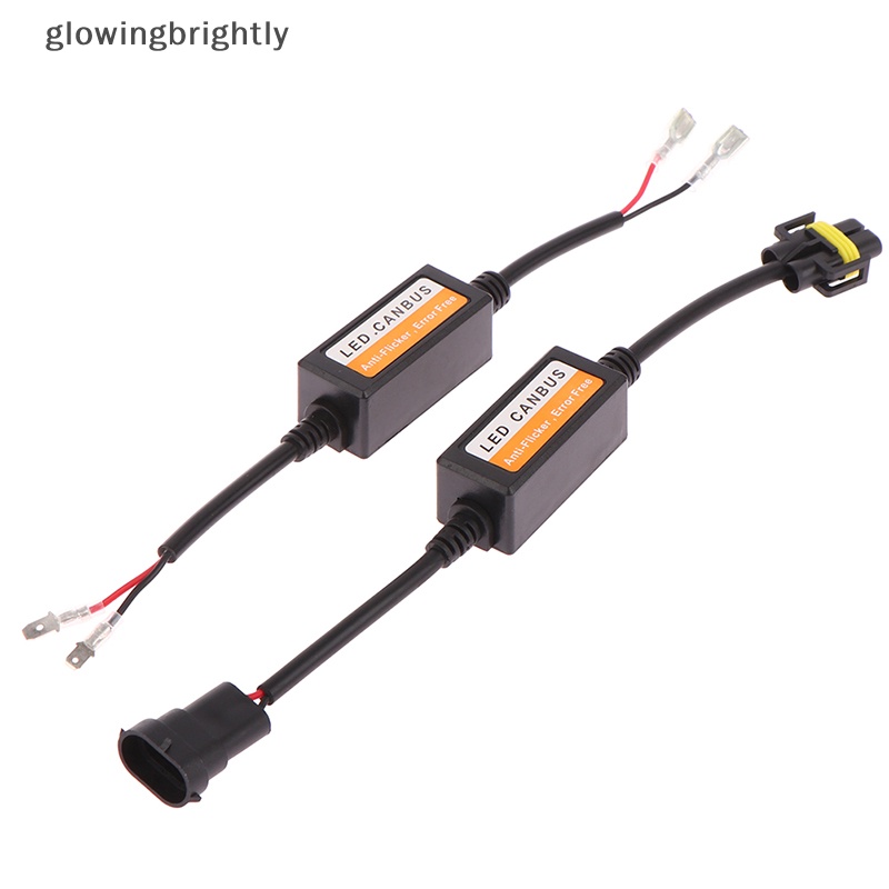 [glowingbrightly] Led Canbus Decoder Lampu Depan Mobil Bebas Error Resistor H1 H3 H4 H7 H9 H11 Adaptor TFX