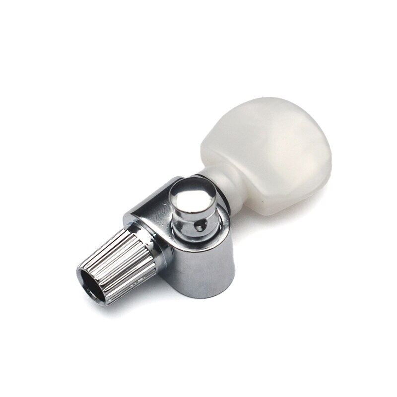 10Pcs Banjo 5th Geared Tuner Tuning Peg Machine Heads with Pearl Button Chrome