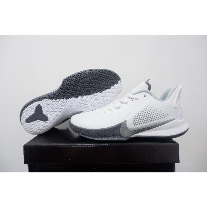 SEPATU BASKET NIKE KOBE MAMBA FURY LOW WHITE GREY