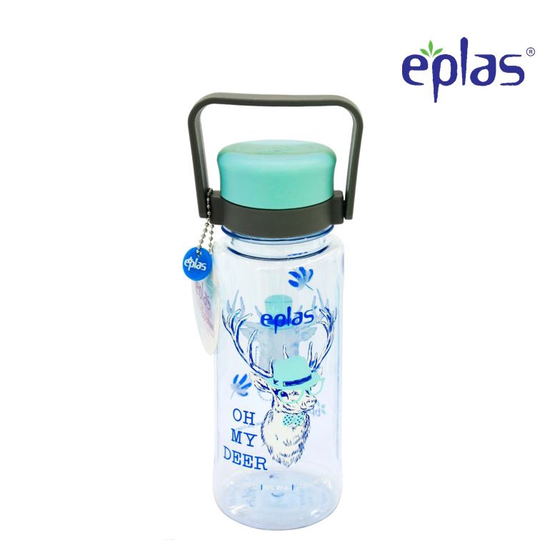 EPLAS Water Bottle with Handle BPA Free Tritan (600ml) EGC-600