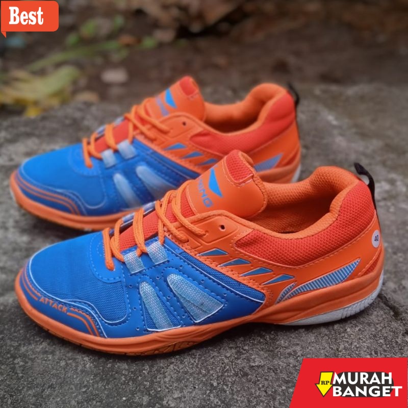 Sepatu bulu tangkis terbaru- Sepatu Badminton Lining Attack Pria