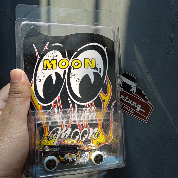 TERBARU Hot Wheels Bone Shaker custom Black Moon Grunge