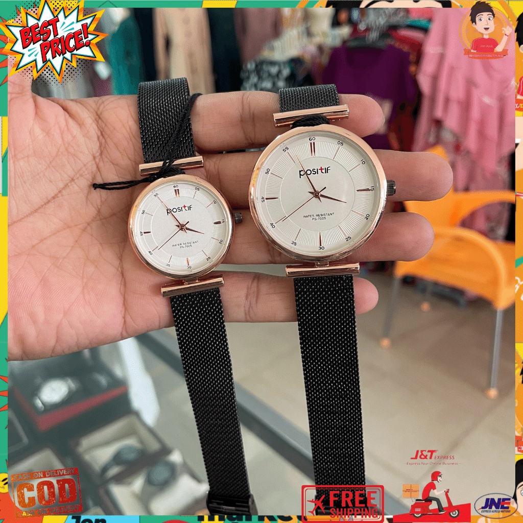 JAM TANGAN POSITIF TALI PASIR FASHIONS WANITA TERBARU TRENDY NEW
