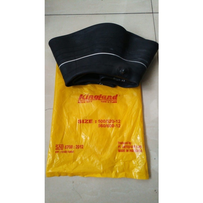 Ban Dalam Mobil Kingland size 12 - Ban Dalam 550-12 - Ban Dalam 600-