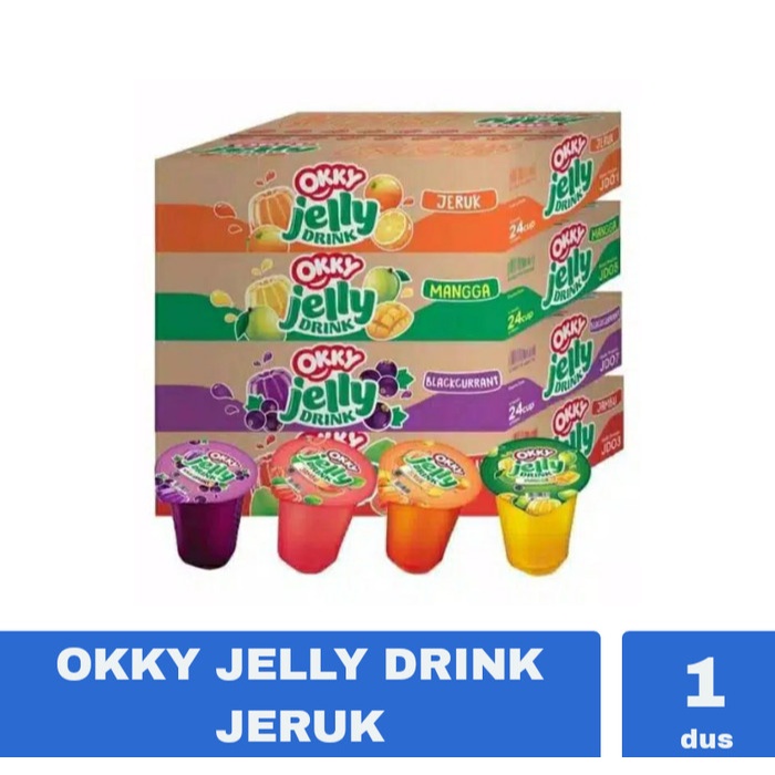 

Okky Jelly Drink Jeruk 150 ml x 24 cup