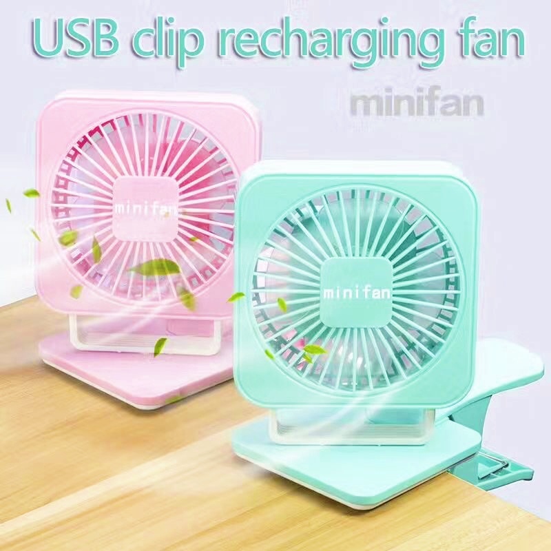 TODAX Kipas Angin Portable USB Mini Deak Fan Taruh Meja Dan Jepit 2 in 1 Mini Fan Jepit Original