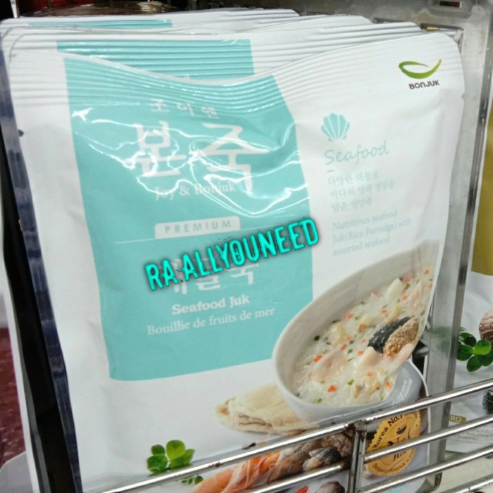 

Bonjuk Rice Porridge With Assorted Seafood 300gram