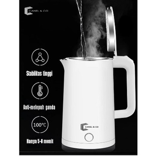 CANEL & CO Termos Air Panas Teko Listrik Pemanas Air Listrik Water Hea