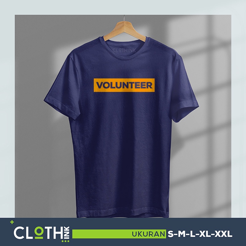 Kaos volunteer relawan kemanusiaan kaos komunitas volunteer