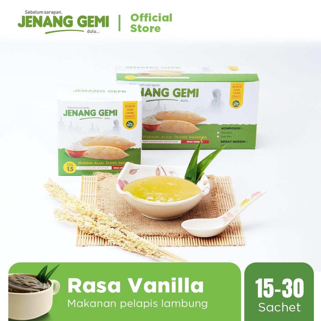 JENANG GEMI Rasa Vanilla _100% Alami Menyehatkan