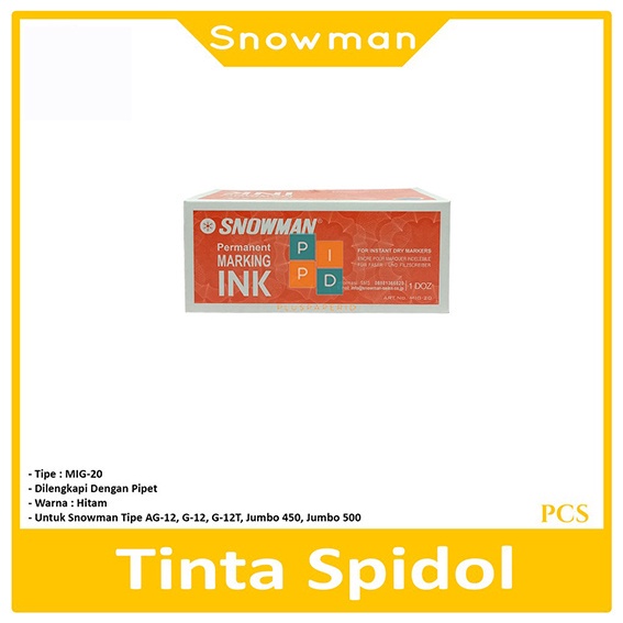 

SNOWMAN - Refill Ink Spidol Permanent - Pcs