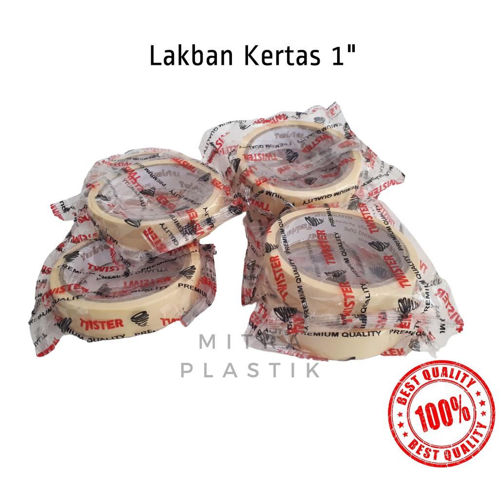 

Masking Tape Twister 1 inch Lakban Solasi Solatip Kertas