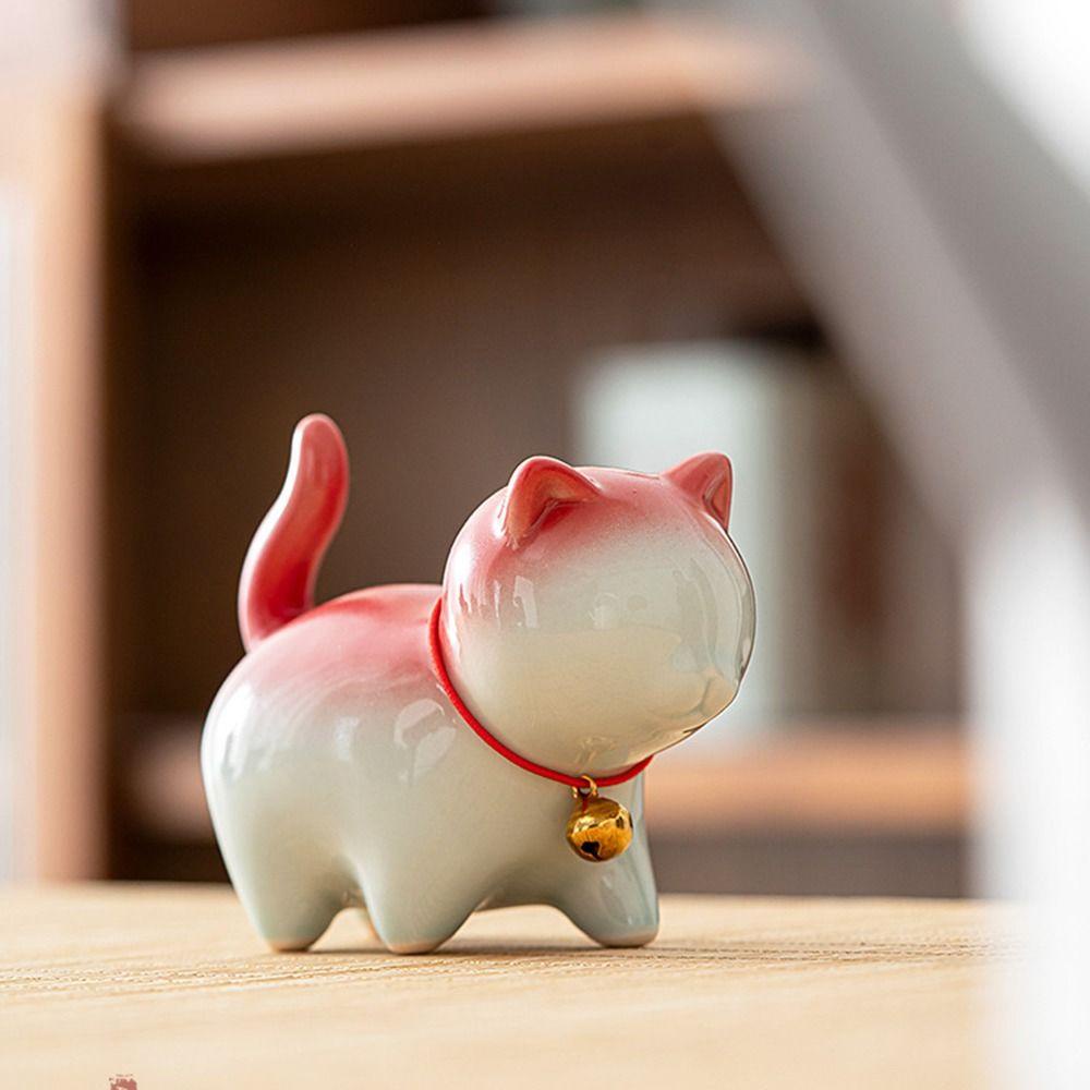 Patung Pet Teh Agustina Home Handmade Clay Ungu Aksesoris Teh Keramik China